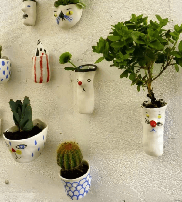 Plants on the wall