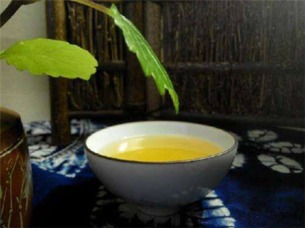 Watering flowers with tea Watering flowers with tea
