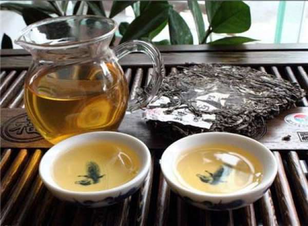 Watering flowers with tea Watering flowers with tea