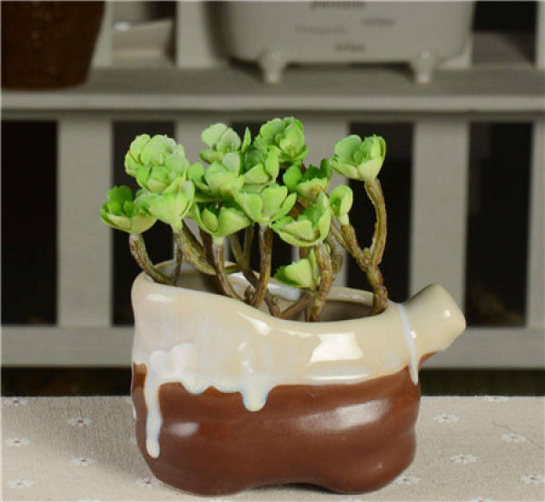 plastic flowerpot