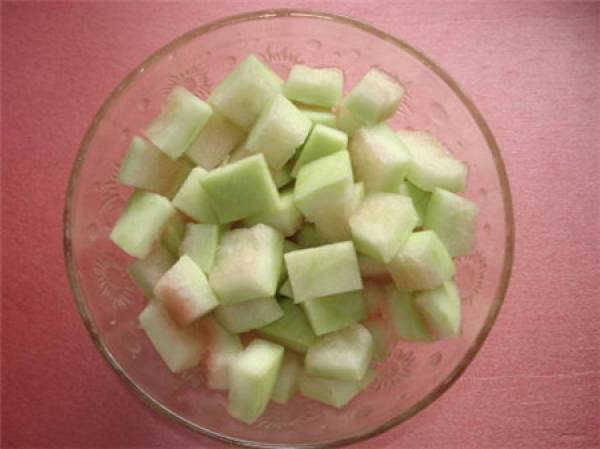 Watermelon skin to eat