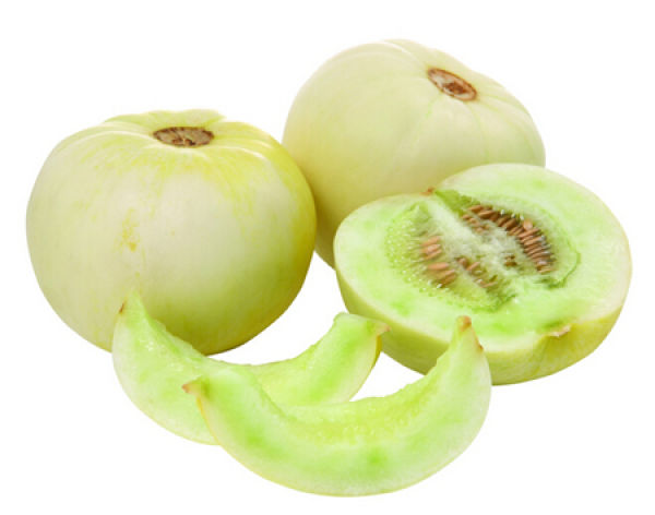 The inside of the melon. The inside of the melon.