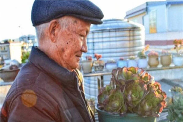 Dad who grows flowers.