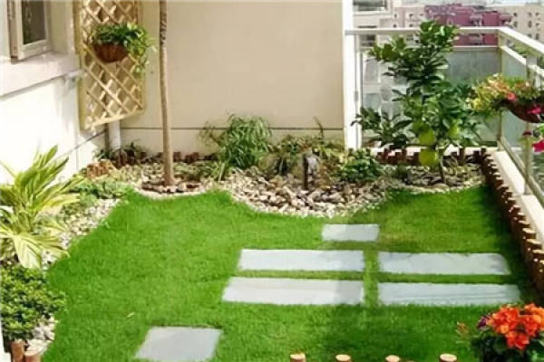 Lay a false lawn